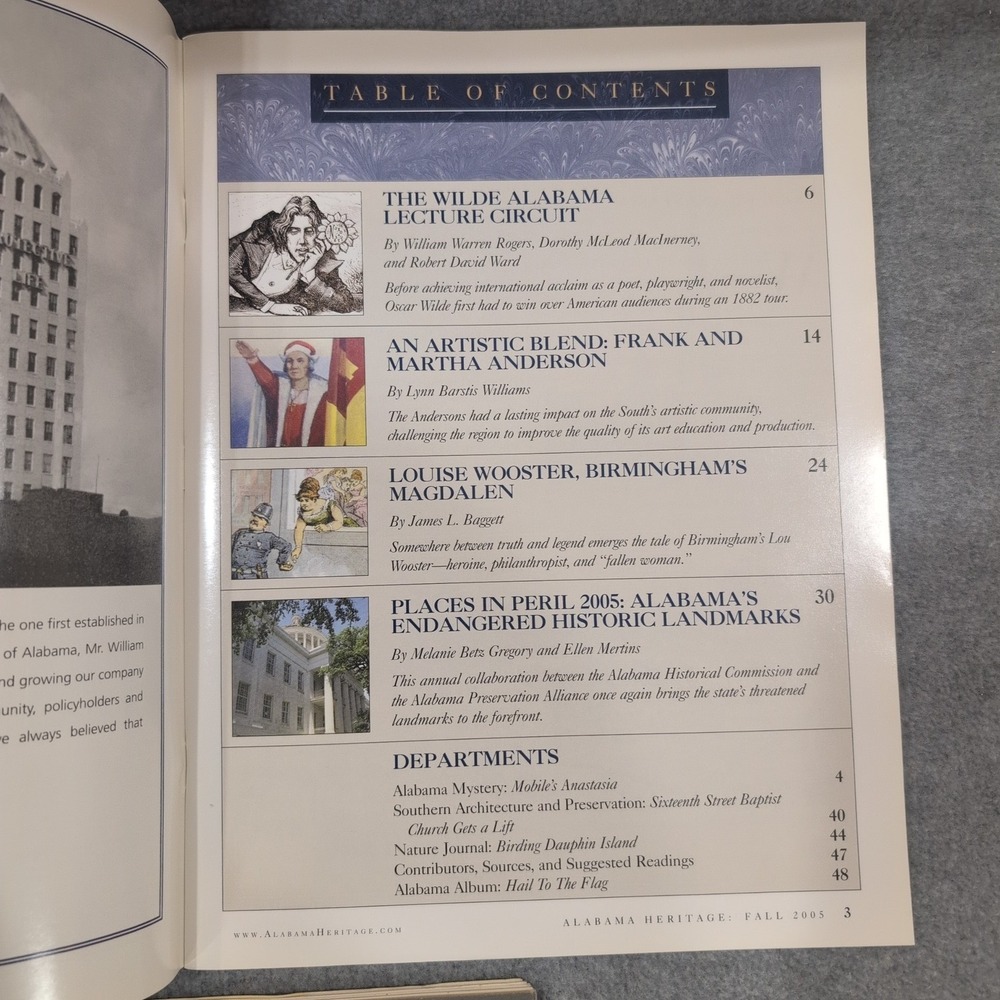 Alabama Heritage Magazine Journal Collection History Culture Set of 3 - Picture 3 of 4
